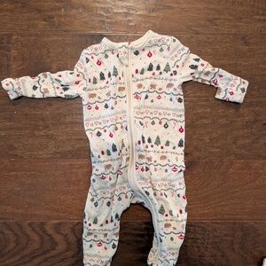 Festive Patterned Kids One Piece